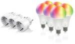 DELTACO Смарт комплект DELTACO SH-KIT03, 3 x мини контакти, 6 x LED крушки (DELT-SH-KIT03) - pic