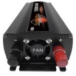 Houli Power Inverter 12V-ról 230V-ra, 1300W/2600W, tiszta szinusz hullám, 1 aljzat (HPZD0013U 12V/50Hz/230V/EU)