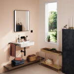 Hansgrohe Xanuia Q Kompakt kerámia mosdó 55x37 cm túlfolyóval és csaplyuk nélkül SmartClean, fehér 61121450 (61121450)