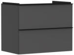 Hansgrohe Xelu Q Mosdószekrény mosdóhoz 780/475 két fiókkal, matt fekete fogantyú/matt szürke gyémánt 54028670 (54028670)