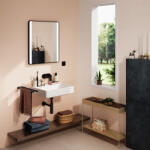 Hansgrohe Xanuia Q kerámia mosdó 70x48 cm, csaplyuk és túlfolyó nélkül SmartClean, fehér 61135450 (61135450)