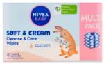 Nivea Baby Soft & Cream Wipes 4 x 57 db