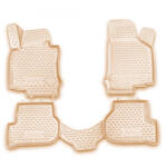 Novline Skoda Octavia II. 2004-2013 (bézs) Novline méretpontos gumiszőnyeg szett (45-03-212k_17738_ah)
