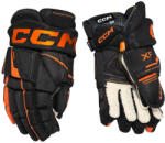 CCM Tacks XF Black/Orange Senior Hokikesztyűk 15 hüvelyk