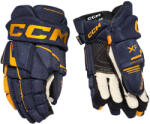CCM Tacks XF Navy/Sunflower Senior Hokikesztyűk 15 hüvelyk
