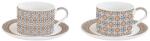 Easy Life Porcelán csésze szett - 240ml - Coffee Mania, Geoethnic