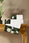 Tivolyo Home CALDERON törölközőkből és fürdőlepedőkből álló ajándékcsomag, 3 db Fehér / White Szett (kis, 30 x 50 cm-es törölköző, klasszikus 50 x 100 cm-es törölköző, 75 x 150 cm-es fürdőlepedő)