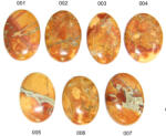  Cabochon din Jasp Maligano Mineral Natural Picatura - Oval - Dreptunghi - 34-49 x 21-41 x 5-7 mm - 1 Buc