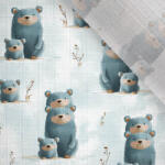 Takoy Pelenka bambusz muszlin Takoy 3 mackó