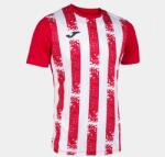 Joma INTER III SHORT SLEEVE T-SHIRT dressz piros fehér L
