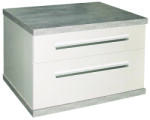 Inter ceramic МЕБЕЛ ЗА БАНЯ БЕЗ УМИВАЛНИК ICP6144-1 61x46x44 КОНЗОЛЕН СИВ/БЯЛ (ICP6144-1)