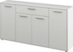 Mobikon Comoda HDF alb Lunia 163x33x86 cm (0000365105) Comoda