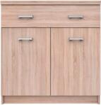Mobikon Comoda PAL stejar Sonoma Toppty 80x33x85 cm (0000370850) Comoda