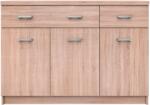 Mobikon Comoda PAL stejar Sonoma Topty 120x33x85 cm (0000370883) Comoda