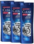 CLEAR Active Clean 3in1, sampon pentru barbati , 3 x 360 ml (46805)