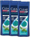 CLEAR Active Cool 3in1, sampon anti-matreata barbati, 3 x 360 ml (46644)