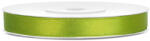 PartyDeco Szatén szalag 6 mm limezöld TS6-102J