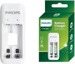 Philips 2-slots basic charger with 2x700mAh AAA batteries (SCB2070NB/00) Зарядно за батерии