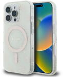 GUESS Husa Husa pentru iPhone 16 Pro - Guess IML 4G Background MagSafe (GUHMP16LH4DTEH) - White (KF2340643) - pcone
