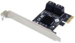 Conceptronic Bővítőkártya - EMRICK02G (PCIe x1 to 4x SATA III) (EMRICK03G) - mentornet