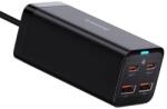 Baseus GaN3 Pro 2xUSB-C + 2xUSB hálózati töltő, 100W (fekete) (CCGP000101)
