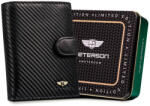 Peterson PTN 324Z-CA fekete férfi bőr pénztárca 9.5 x 13 x 2.5 cm (45344)