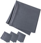 K&F Concept Objektív Tisztító Microfiber Kendő 40x40cm (4db) - Fekete (SKU.1690)