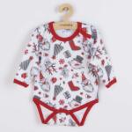 NEW BABY Body pentru bebeluși cu mânecă lungă New Baby Crăciun, mărime 62 (3-6l)