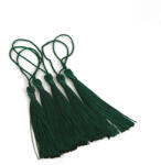  Cérnabojt - 8+5 cm, fenyőzöld, 5 db