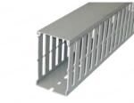 Elettrocanali Canal cablu perforat slitat Elettrocanali 40x60mm gri pentru circuite electrice (ECA4060)