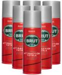 Brut Attraction Totale, deodorant spray barbati, 6 x 200 ml (6856)