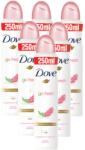 Dove Go Fresh Pomegranate & Lemon, antiperspirant femei, 48h protectie, 6x250 ml (6918)
