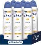 Dove Original, deodorant spray cu 1/4 crema hidratanta, 48h protectie, 6 x 250 ml (6723)