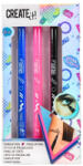 Brand Toys Set 3 makeup pens colorate pentru fetite Create It! (84189)