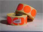 CV címke Címke kör TT 33 mm fluó piros