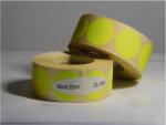 CV címke Címke kör TT 33 mm fluó sárga