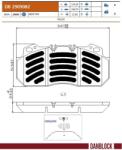 DANBLOCK set placute frana, frana disc DANBLOCK DB 2909082 (DB 2909082)