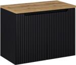 Comad Set dulap Comad Nova Black NOVA BLACK D2 82-80-2D, blat Comad Nova Oak NOVA OAK A 89-80 (SETNOBBOAK80CMD)