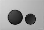Cersanit Luna buton de spălare pentru WC crom mat-negru K97-0564 (K970564)