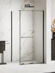 NEW TRENDY Smart Black cabină de duș 110x80 cm dreptunghiular negru mat/sticlă transparentă EXK-6644 (EXK6644)