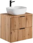 Comad Set dulap Comad Adel Oak ADEL OAK 82-60-B-2S, lavoar Comad Smile UM-6252SMILE40DP, BLAT UN. 89-60-B WOTAN (SETADOB60CMSMILE40)
