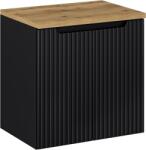 Comad Set dulap Comad Nova Black NOVA BLACK D2 82-60-2D, blat Comad Nova Oak NOVA OAK A 89-60 (SETNOBBOAK60CMD)