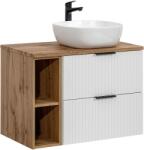 Comad Set dulap Comad Adel White ADEL WHITE 82-60-B-2S, lavoar Comad Smile UM-6252SMILE40DP, ADEL OAK 89-80-B, XILO OAK 81-01-A (SETADWB80CMUN62528101WOTAN)