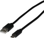 EFB-Elektronik EBUSBC-USB20AK. 3 USB-A Apa - USB-C Apa 2.0 Adat és Töltőkábel - 3 m, Fekete
