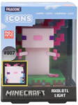 Paladone Pp Minecraft Axolotl Icon Light (pp11390mcfv2) Figurina