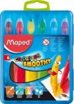Maped Creioane cerate 6 culori Smoothy Maped 836111 (836111)