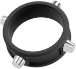 Rebel Cock Ring with Studs Black