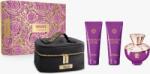 Versace Dylan Purple, SET: edp 100ml + Testápoló 100ml + tusfürdő gél 100ml + Kozmetikai Táska čierna női parfüm