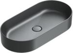 CATALANO Zero mosdótál 70x35 cm ovális mosdótálak fekete matt 0122700022 (0122700022)