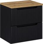 Comad Készlet szekrény Comad Nova Black NOVA BLACK D2 82-60-2S, pult Comad Nova Oak NOVA OAK A 89-60 (SETNOBBOAK60CMS)